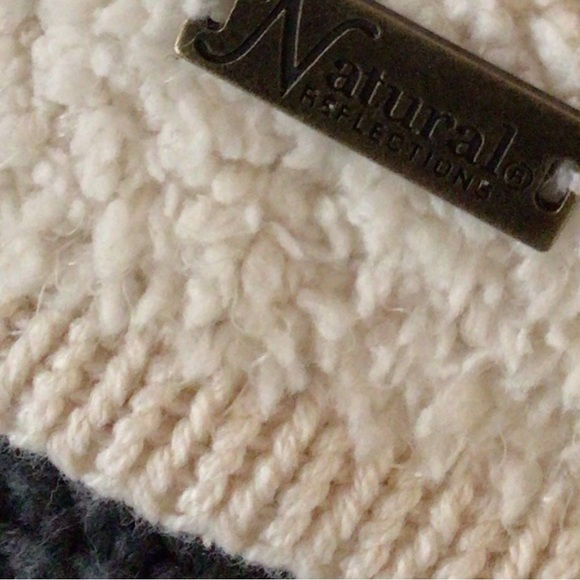 Natural Reflections cream fleece Jacket 2X - Picture 6 of 6